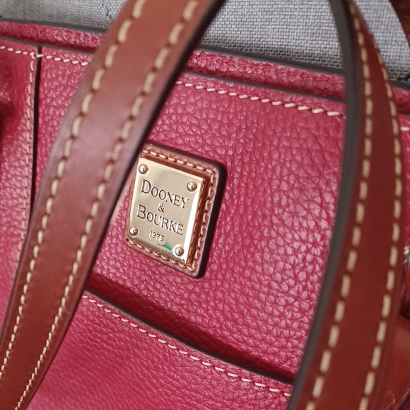 Dooney & Bourke Handbags - Pebble Grain Small Lexington Purse Red Dooney & Bourke